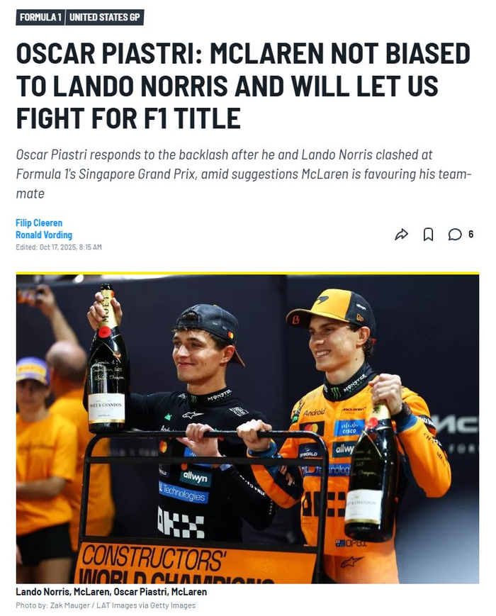 包含迈凯伦鏖战红牛车队,诺里斯带队取胜的词条 包含迈凯伦鏖战红牛车队,诺里斯带队取胜的词条